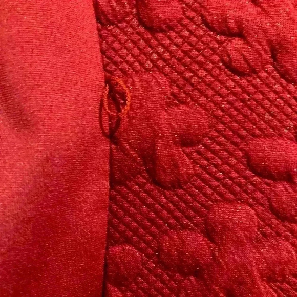 Blush by us Angels Girl’s Mini Dress Maroon Glitter Fabric Sz. 16 (No Belt) - Picture 3 of 10